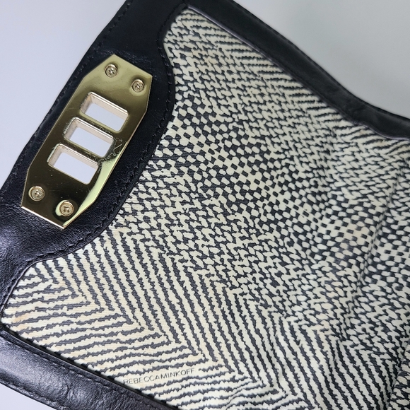 Rebecca Minkoff Love Mini Black Quilted Crossbody Bag - Picture 10 of 16